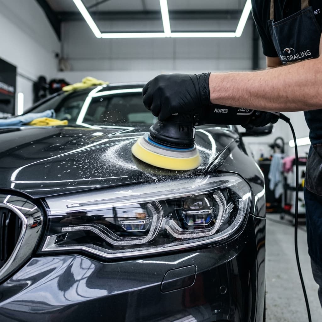 Car Headlight Restoration and Polish